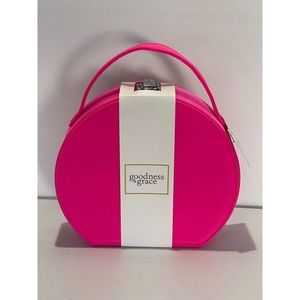 Goodness & Grace 7 Piece Makeup Brushes & Case New Pink